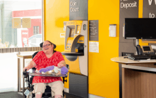 With support from her Golden City Support Services support team Melissa was able to overcome barriers in the community so she could run her business.